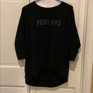 Zara feeling asymmetrical sweater size s